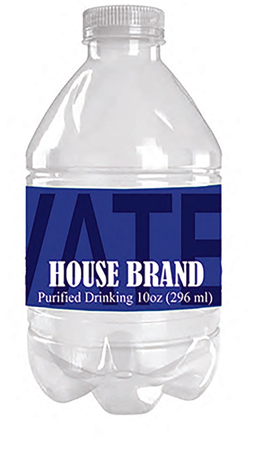 House Brand purified drinking water bottle